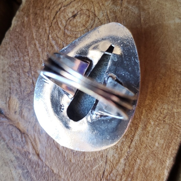 New Abalone Shell 925 Silver Ring. - Picture 6 of 13